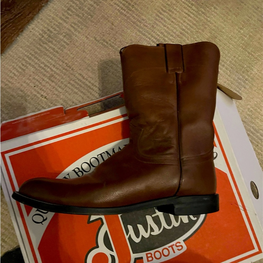 Men’s Chocolate Justin Roper Boots